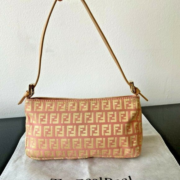 Fendi Handbags - Authentic Vintage Fendi Baguette Pouchette Bag